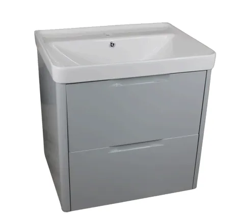 Rio 600 Wall Unit+Basin WP L.Grey