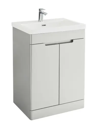 Selkirk 600 Basin+Unit Floor 2Dr Matt Grey
