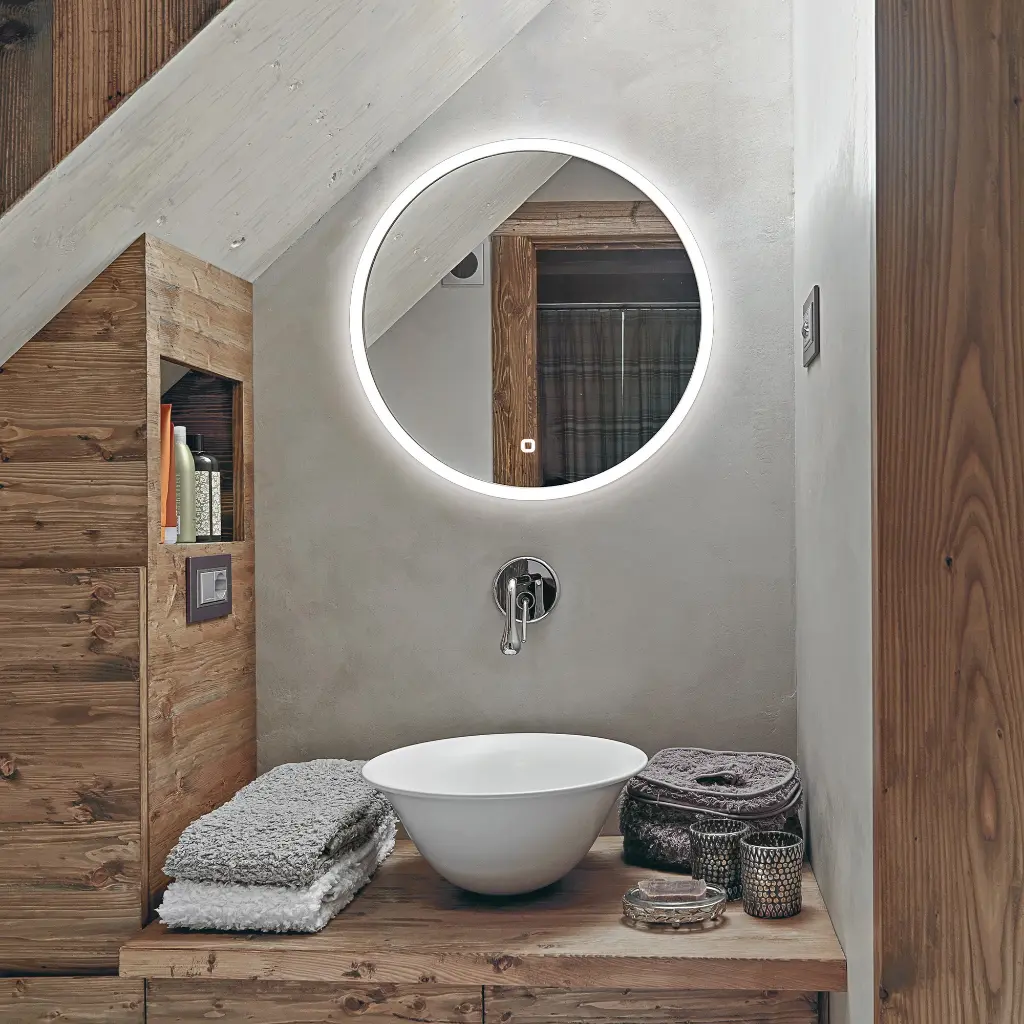 [47Hb.78761] Sphere800 Led Mirror Round