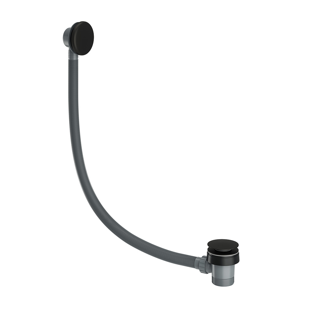 Bath Waste ClickClack Matt Black ML