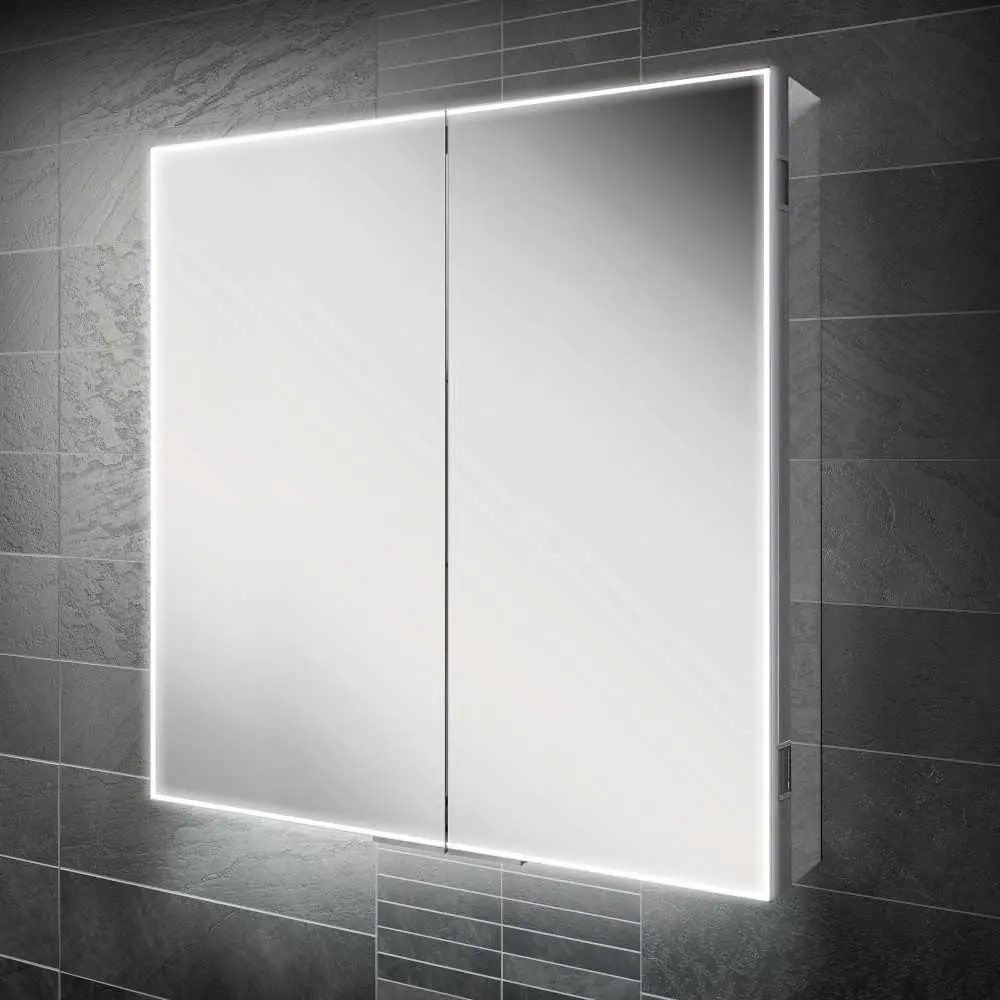 [47Hb.53800] Exos80 Mirror Cabinet 2Dr
