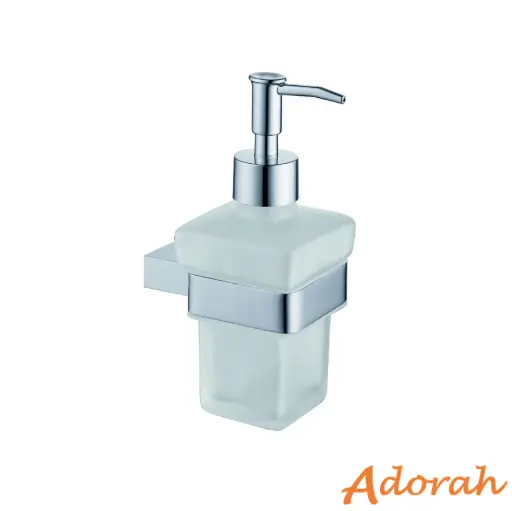 [48Af.DxB46c] Deco Square Soap Dispenser chr