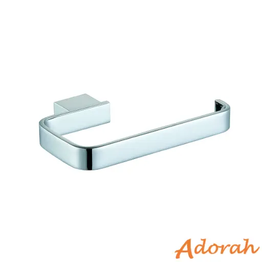 [48Af.DxB31◭] Deco Square Toilet Roll Holder◭Chr