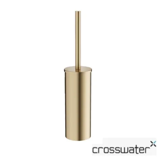 [48Cr.PRO025F_V2] Mpro Toilet Brush Holder Brushed Brass
