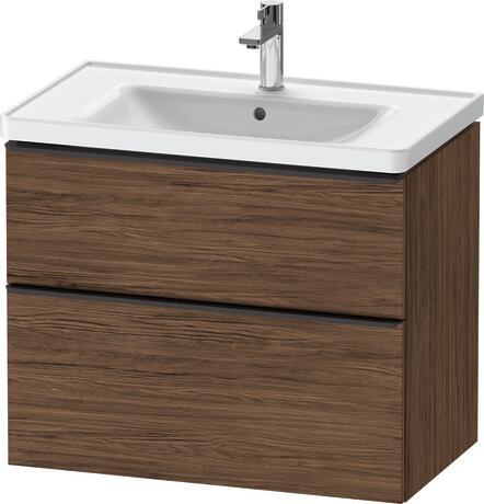 D-Neo.800 Drawer2 D.Walnut-BLk