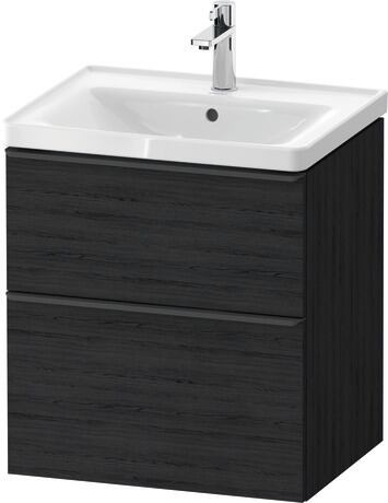 D-Neo.600 Drawer2 580 Black Oak/Blk