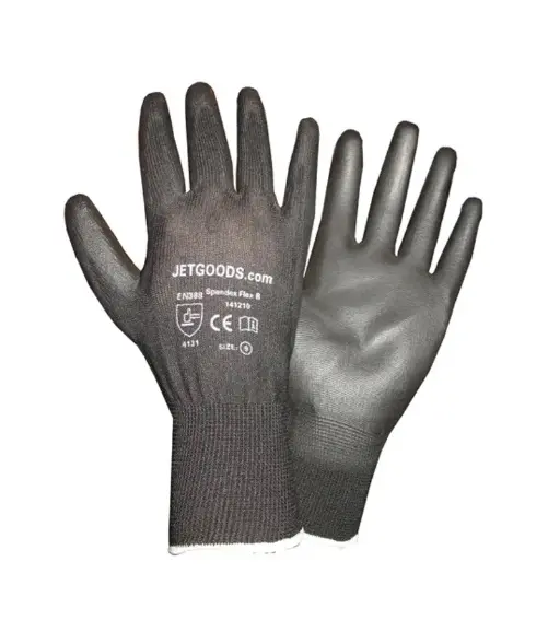 [93DGloveBk] Gloves Blk Pair
