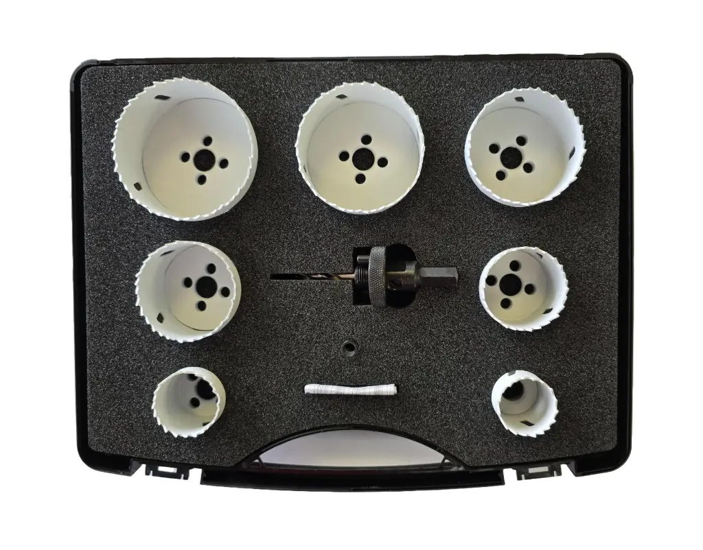 [95DHLS.26015 2] Holesaw set Heller 35.40.50.60.68.76.83 