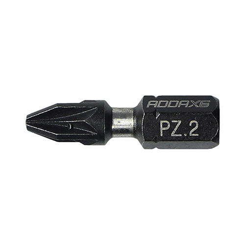 [95DHX,PZ2] Hex Bit PZ2 Titanium pk10