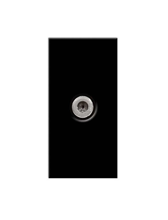 [25MMB.S1] Euro Module Sat Single (Screened) Black EMSATB-01