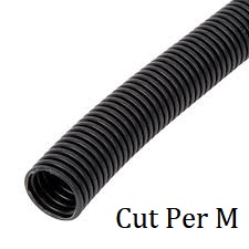 [22RX12/mtr] Conduit 12mm BLk/Mtr cut