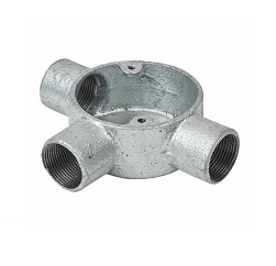 Conduit Box T 3w 25mm Galv