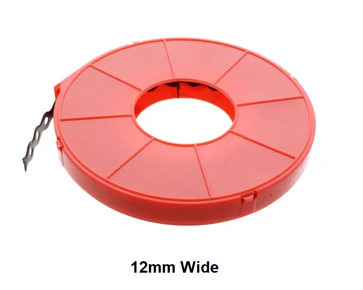 [11XHS12-BLK] Hanger Strap 12mm x 10m in Red Case