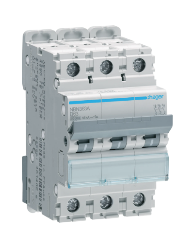 MCB 3P 63A B 10KA NBN363A