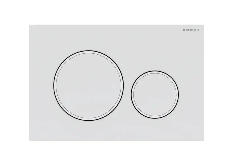 Sigma 20 Round Flush Plate Mwh/Wh/Mwh