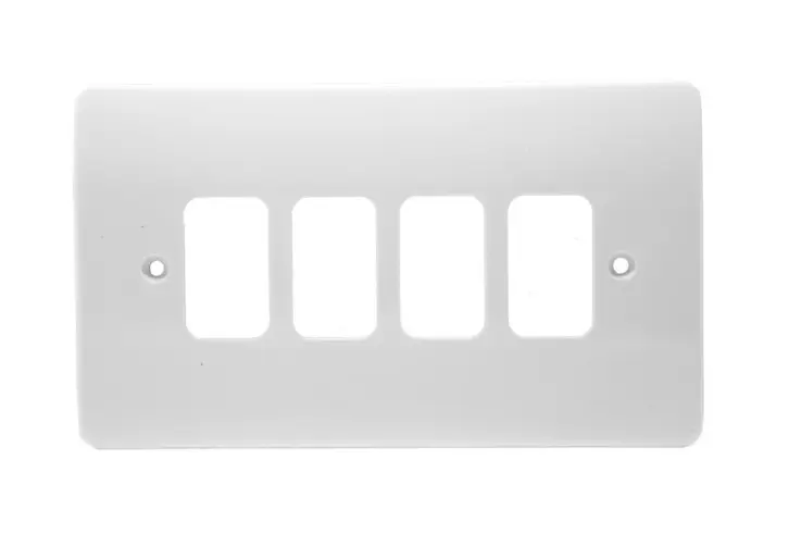 [25MKGA.1x4] Grid 4g Cover Mk Wh K3634WHI