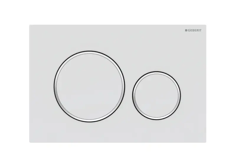 Sigma 20 Round Flush Plate MWH/CP