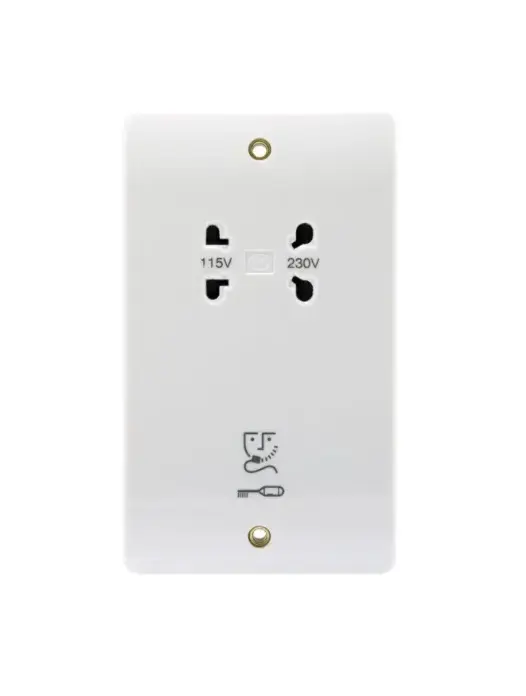 [25MKW.3SH] Shaver Skt Tall 115/230v K701WHI