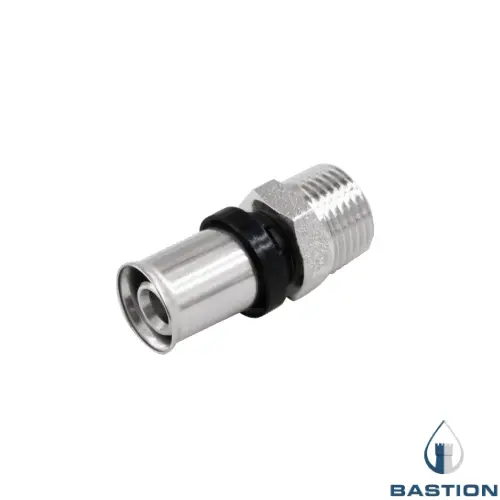 AL.U-Press 20x1/2" Male Iron BN