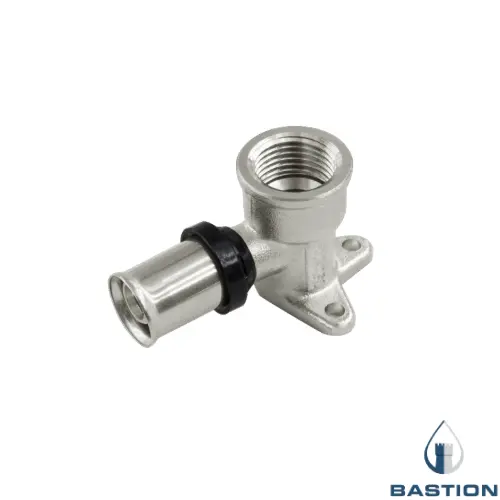 [11LB16NP4] AL.U-Press 16 Wallplate Elbow BN