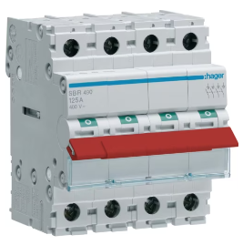 [273HDBINC-4P125] 125a 4p Incomer Hager JK11254S