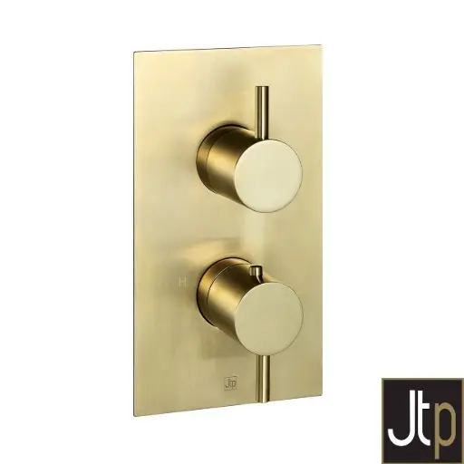 VOS Therm Conc Valve 2way Brushed Brass
