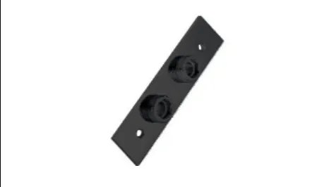 Shower Douche Plate 45x15mm Matt Black