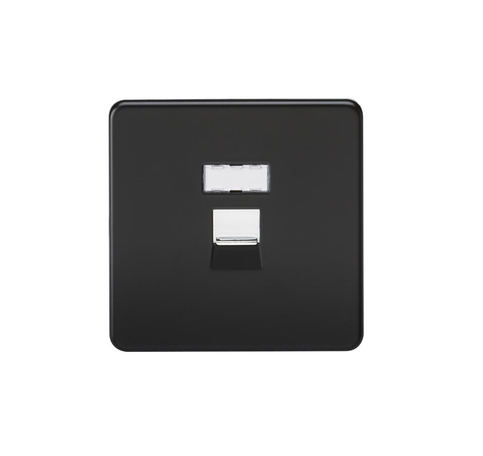 [25MLCMb.C6] ML ScrLess BLk.Matt RJ45 1g SFRJ45MBҗ Җ