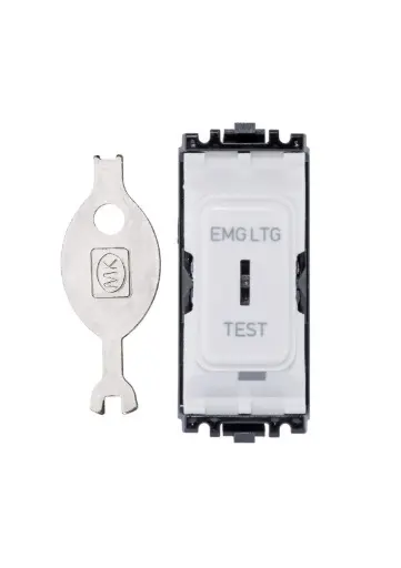 Grid Plus 20A DP Emerg Key Sw K4898ELWHI