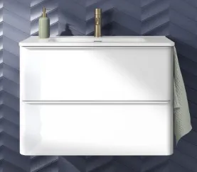 [4780Ry.Lf.F04916/F04912] Dai 800 Basin+Unit Drw2 White