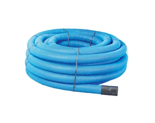 [11MTWD63Blu⌒] TwinWall Duct Blue 63/50mm✄cut Mtr⌒