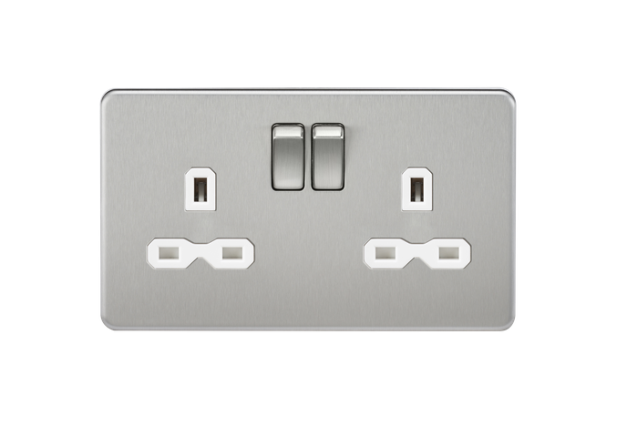 [25MLCSc.32W] ML ScrLess BruChr Socket 2g Sw SFR9000BCW