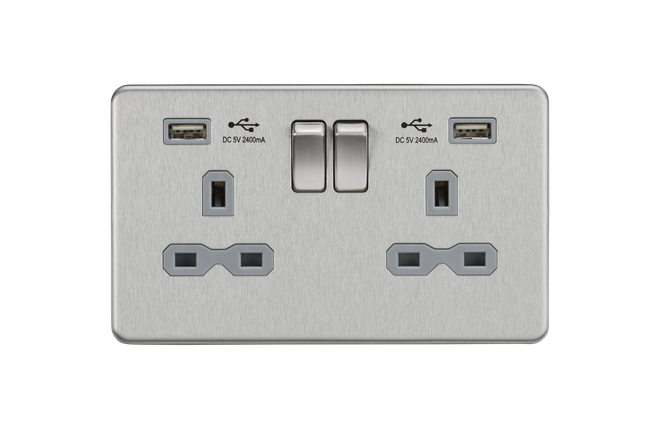 [25MLCSc.3c2G] ML ScrLess BruChr Skt 2g+USB SFR9224BCGrey