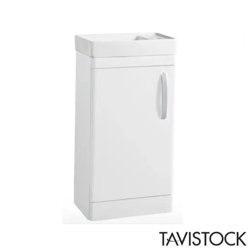 Compass 450 Unit Floor White Gloss