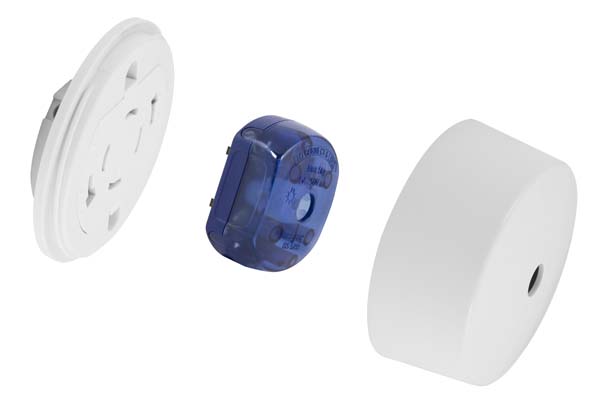 Ceiling Rose 3in QUICKFIT 4PIN PRC1440
