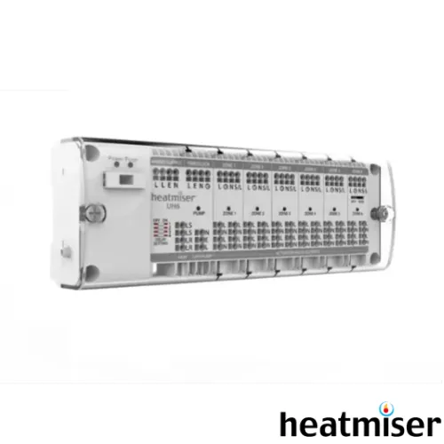 [20WCUH6] Heatmiser UH6 6 Zone Wiring Centre