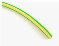 [23ISHsGY12⏚] Heat Shrink Earth sleeve 12mm ⏚16-25mm Reel
