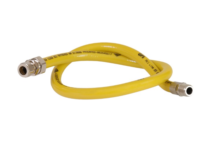[11gch-hob.100] Cooker Hose Hobflex 15mm x 1/2" Male 1m  