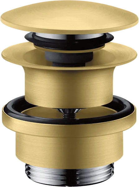 [412WAHg.5130095] Basin Waste Push Open ◈BruBrass