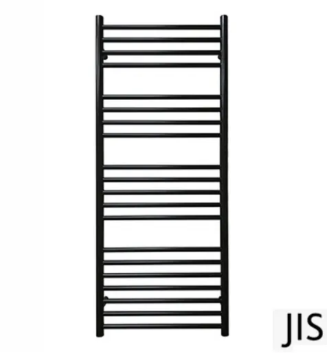 [49TS120520AsB.Jis] Towel Rad 1250x520 Ssteel Ashdown BLACK