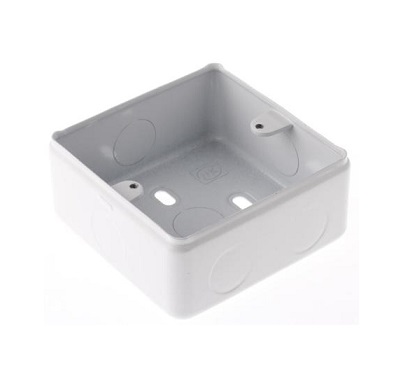 Surface Box 1g MetalClad Mk Wh K899WHI (TO CLEAR)