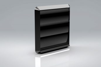 [21D4GGBK] Duct4 100 Gravity Outlet Black