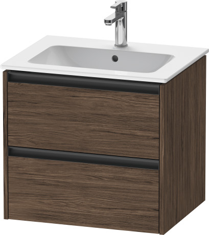 Ketho.2 610 Unit Drw2 Walnut Dark 233663
