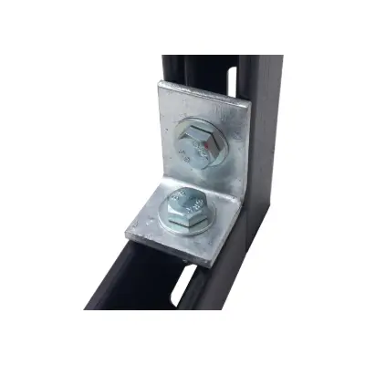 Strut Bracket Bend Vert 1hole-1hole