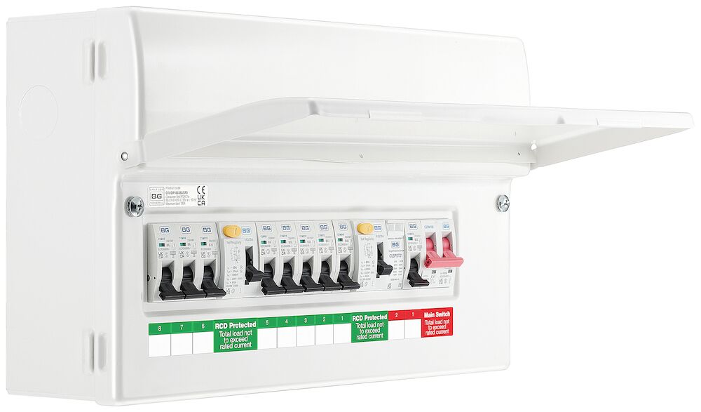 BG Cu 9w SPD+2RCD CF16D88PS9-02 3-6A,1-16A,3-32A,1-40A