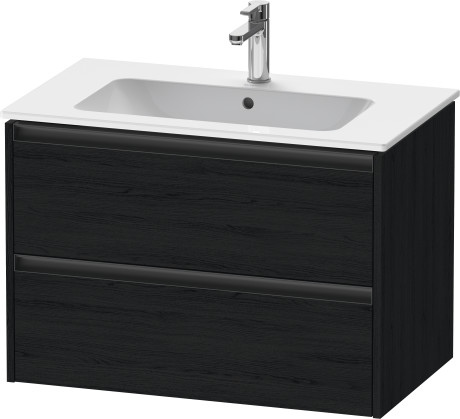 [4783Du.K2526301616] MeByS.830 Drawer2 =Ketho 810 BLk Oak.