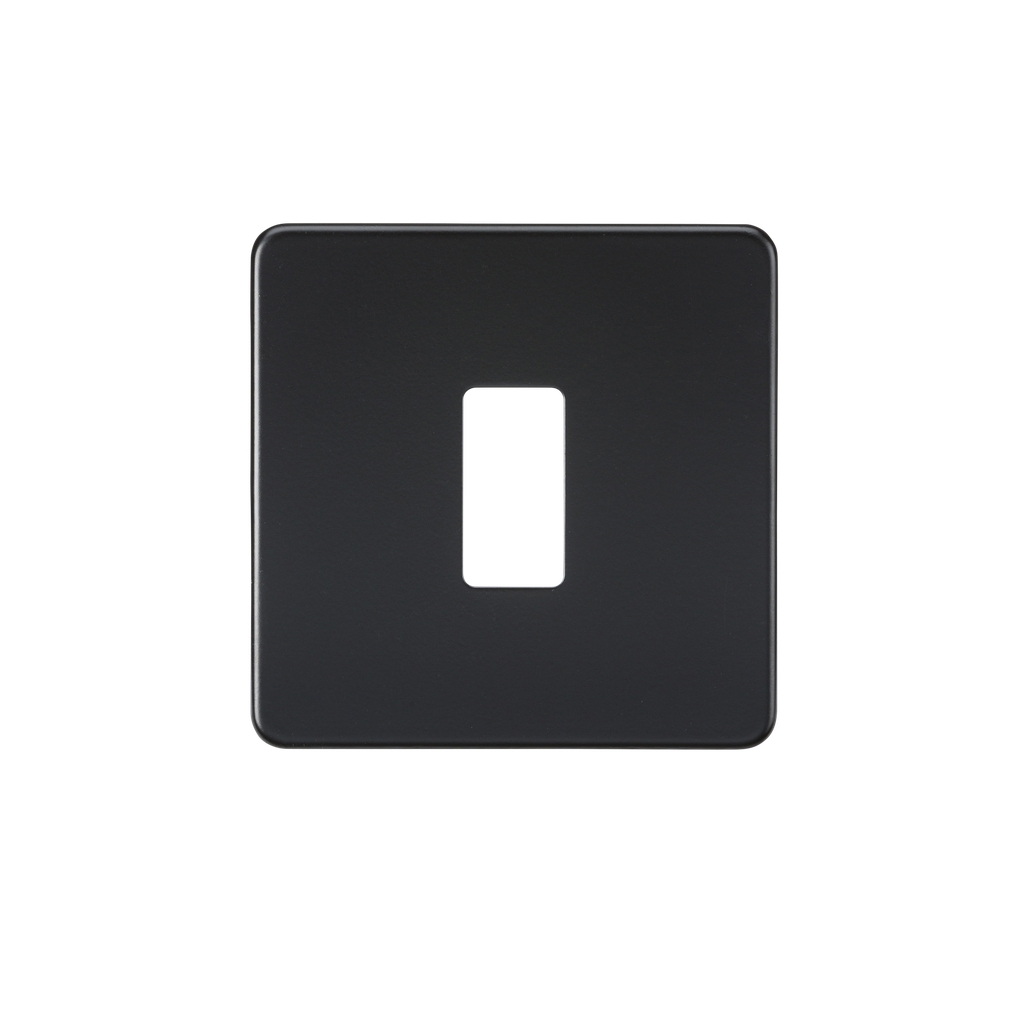 ML ScrLess BLk.Matt 1g Grid Plate GDSF001MB