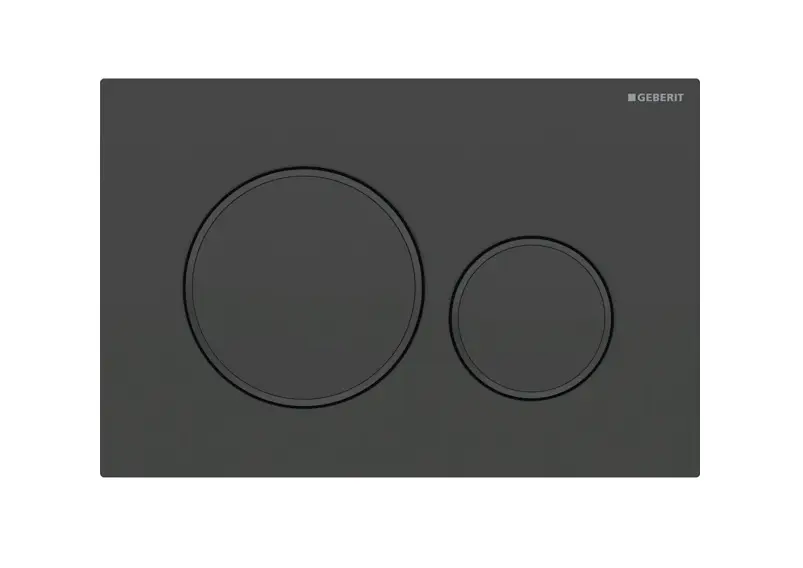 Sigma 20 Round Flush Plate MBLK/Gloss