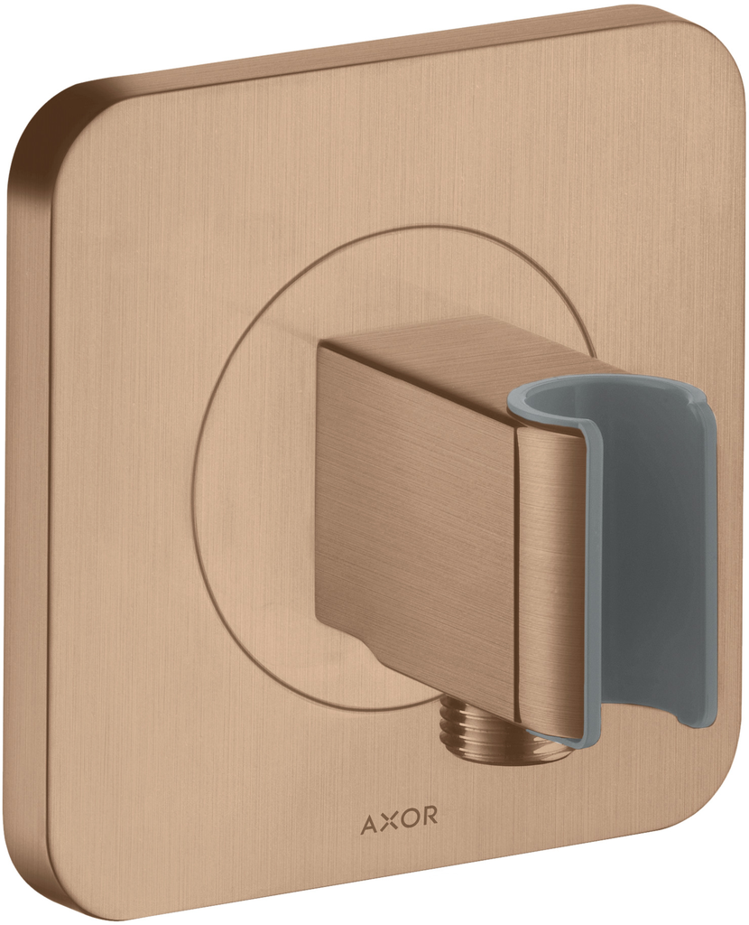CitterioE Shower Holder Porter Unit Soft Brushed Red Gold