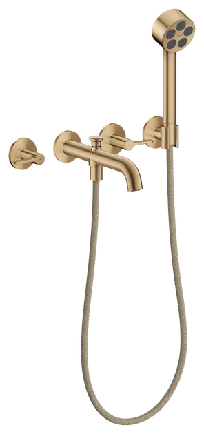 Axor One 3Hole Bath Mixer Wall Mount Lever Handles ✶BruBronze